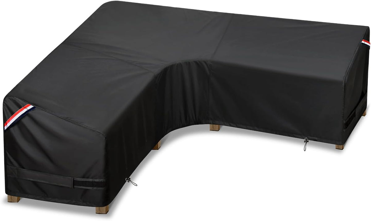 KylinLucky Black L-Shaped Sectional Cover — original product view