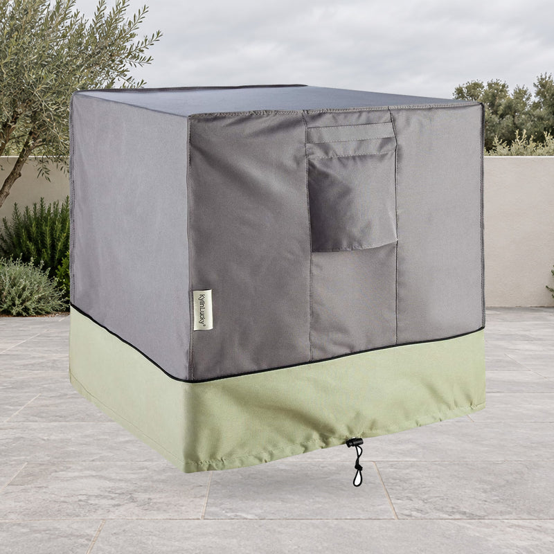KylinLucky Gray-Green Outdoor AC Cover